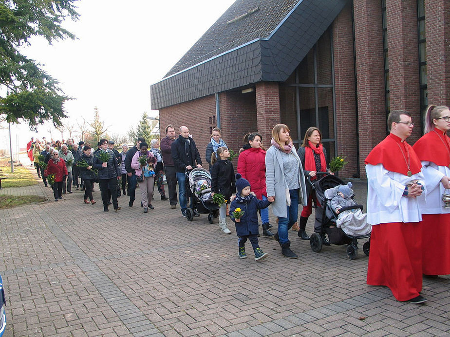 Palmsonntag in Heilig Kreuz